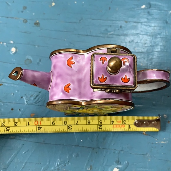 Kelvin Chen enamel miniature teapot - Picture 6 of 7